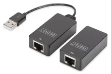 DA-70139-2 Digitus USB 1.1 Mesafe Uzatma Cihazı, CAT 6/6A/7 AWG23 S/FTP ya da F/FTP kablo kullanıldığında maksimum mesafe 45 metre