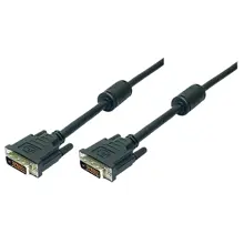 Logilink Cd0002 Dvi Kablo 24+1, Erkek - Erkek, Siyah, 3.0M