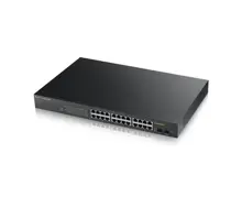 ZyXEL 24port 170w FULL PoE GS1900-24HP GIGABIT 2X SFP Yönetilebilir Switch RackMount