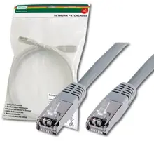 DK-1531-100 Digitus CAT. 5E SF-UTP Patch Kablo, 10 metre, AWG 26, Gri Renk
