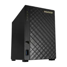 Asustor As-3102T 2 Slot Nas I-1.6Ghz Dual 2Gb 1Xgb 2Xesata 3Xusb