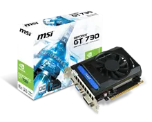 Msi N730K-2Gd3/Oc, Geforce Gt 730, 2Gb, 64 Bit, Ekran Kartı
