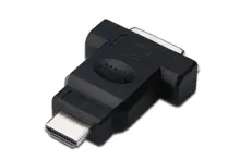 AK-330505-000-S Hdmi <-> Dvi-I Adaptörü, Hdmi Tip A (19) erkek - Dvi-I (24 + 5) dişi, Hdmi 1.3, siyah renk