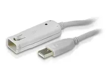 ATEN-UE2120 1 Port USB 2.0 Sinyal Uzatma Kablosu,  12 metre (1 Port USB 2.0 Extender Cable, 12 meters)