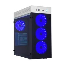 GAMEMAX FC-9230G Powersiz USB 3.0 Gaming Kasa Aliminyum-RGB Led Fan