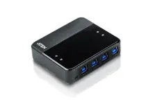 ATEN-US434 USB Arayüzüne Sahip Cihazları Paylaştıran Switch, USB 3.0 , 4 PC, 4 USB Cihaz (4-port USB 3.0 Peripheral Sharing Device)