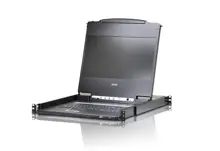 ATEN-CL6700MW USB Dvi Geniş Ekran Full HD LCD Konsol, USB Periferi/USB Çevre Cihazlarla Bağlantı Kurabilir<br>
USB Dvi WideScreen Full HD LCD Console with USB Peripheral Support 