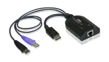ATEN-KA7169 USB DisplayPort Sanal Medya KVM Adaptörü, Smart Card Desteği<br>
USB DisplayPort Virtual Media KVM Adapter with Smart Card Support 