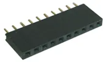 A-BL254-EG-G10D Tek Sıra Dişi Konnektör, 10 pin, 180 derece
