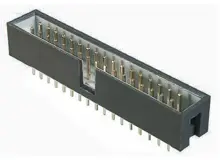 AWHW 50G-0202-LC PCB Konnektör 50 Pin Erkek Kilitisz Düz