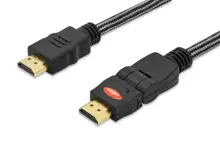 Ednet ED-84493 Hdmi High Speed with Ethernet Bağlantı Kablosu (Hdmi 1.4) Döner Başlığa Sahip