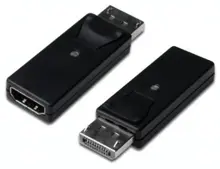 BC-DSP-ADP-DP-HA Beek DisplayPort (DP) Hdmi Adaptörü, DP Erkek Hdmi A Dişi, DP 1.1a uyumlu, Plastik, Siyah Renk