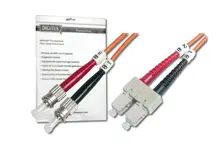 DK-2612-10 Digitus ST-SC Fiber Optik Patch Kablo, 10 metre, Multimode, Duplex, 62.5/125 