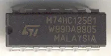 74HC125 3-STATE QUAD BUS BUFFER