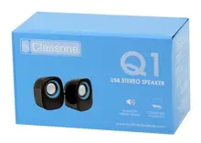 Classone Q1 Serisi K3001 1+1 Usb 2.0 Hoparlör - Siyah / Mavi