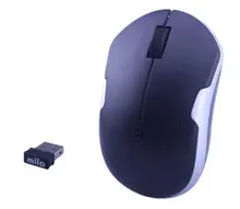 Mila Ml361 Kablosuz Usb Nano Alıcılı Optik Mouse Siyah/Gümüş Şerit