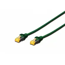DK-1644-A-005/G Digitus CAT 6A S-FTP Patch Kablosu, LSZH, Cu, AWG 26/7, 0.50 metre, yeşil renk