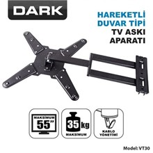 Dark 23"-55" Hareketli Duvar Tv Askı Aparatı Dk-Ac-Vt30